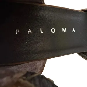 Paloma Round Square Suede Toe Chunky Heels Mary Jane Shoes feature leather 7.5 thumbnail 6