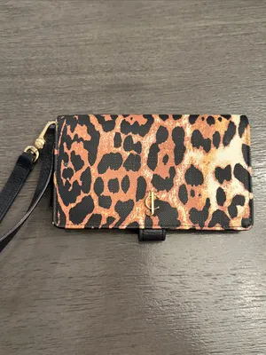 Juicy Couture‎ Leopard Print Wallet Wristlet w/ Phone Pocket Vintage Y2K thumbnail 2
