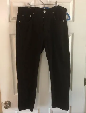 Rag & Bone Size 32 Maya High Rise ankle slim jean in black thumbnail 2