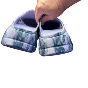 Hunter Shoes Womens Size 8 Multicolor‎ Tie Dye Clog Waterproof Slip On HWBRYCE2 thumbnail 6
