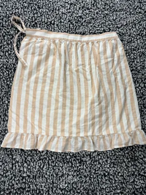 Striped Beige and White Wrap Skirt Women's Summer Skirt Nautical Coastalgrandma thumbnail 6