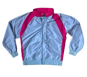 Vintage Lacoste Womens Size Small Gray Red Jacket thumbnail 1