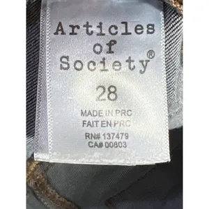 Articles Of Society Jeans Women 28 Low Rise Skinny Dark Denim Capsule Minimalist thumbnail 9