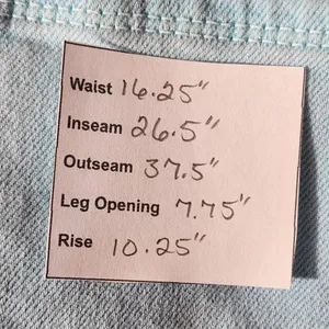 Good American Blue Straight Leg Ankle Jeans Size 12 High Rise Premium Denim thumbnail 9