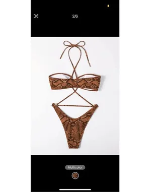 NWT shein swimsuit thumbnail 2
