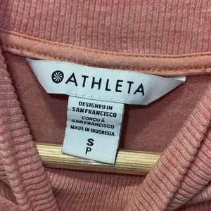 Athleta Apollo Mock Crewneck Sweatshirt Conch Pink Heather Size Small‎ thumbnail 10