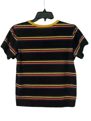 STRANGER THINGS Logo Baby Tee XS/S 17” p2p Black Multi thumbnail 7