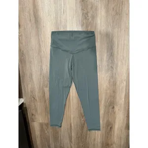 Aerie Play Real Me High Waisted Leggings Green Women's‎ Large thumbnail 2