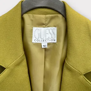 GUESS Collection Chartreuse Belted Blazer thumbnail 3