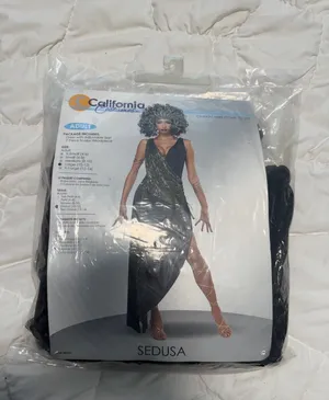 Womens sedusa costume L 10/12 Black Size L thumbnail 1