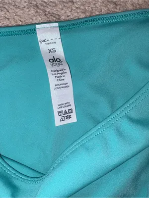 Alo Yoga Body Wave Teal One Piece Bodysuit Size: XS thumbnail 4
