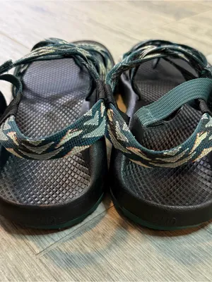 Chaco ZX2 Yampa Green Blue Strappy Outdoor Hiking Athletic Sandals Women's 10 thumbnail 3