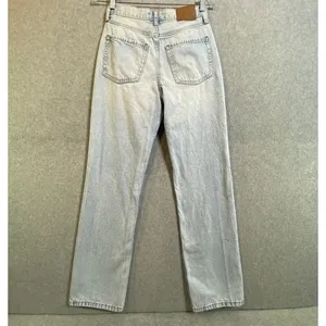 Aeropostale High Rise Baggy Jeans Women 00 Reg Light Wash Denim Retro Y2K EUC thumbnail 2