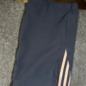 Adidas Womens Navy Pink Stripe Mesh Lined Track Pants 116799 Size M thumbnail 8