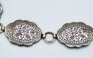 S.W. Concho Style Silver Link Belt Western Vibes thumbnail 3