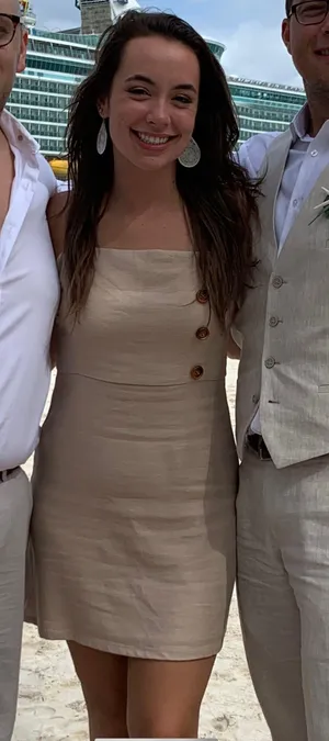 Khaki Colored Sundress thumbnail 1