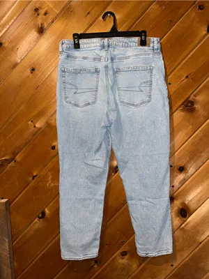 American Eagle Strigid Mom Jean in Blue Breeze thumbnail 7