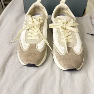 Tory Burch Good Luck Trainer White/New Ivory/Cerbiatto Sneakers Women US 9.5 thumbnail 2