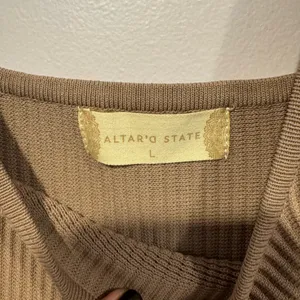 Brown ribbed NWT Altard State bodysuit‎ thumbnail 2