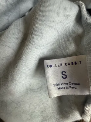 Roller Rabbit CT Greenwich Monkey Polo Pajama Top Size Small Limited Edition EUC thumbnail 10
