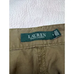 Lauren Ralph Lauren Lightweight Cargo Pants Olive Green Sz 6 thumbnail 3