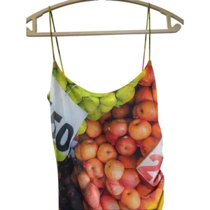 Zara Fruit Stand Print Mesh Maxi Long Dress 5039/201 S 4 6 thumbnail 6