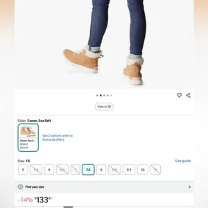 SOREL fleece lined booties NEW 🔥🔥 thumbnail 2