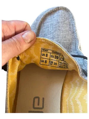Hey Dude Shoes Women Size 8 Wendy White & Blue thumbnail 5