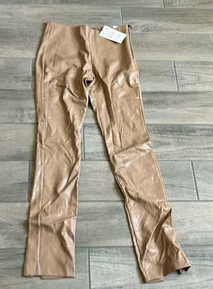 Zara faux leather pants thumbnail 1