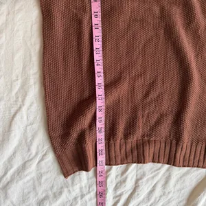 Women's Open Knit Brown Long Sleeve Lightweight Sweater #260242 thumbnail 4