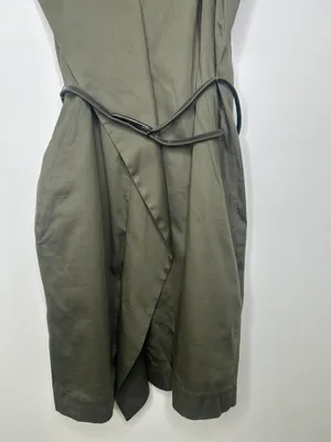 Green Belted Sheath Dress thumbnail 3