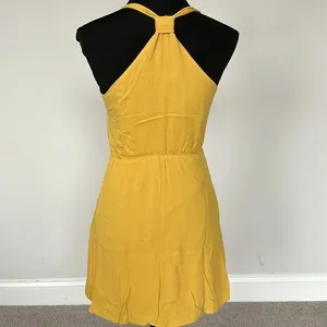 Forever‎ 21 Golden Yellow Dress Sz XS thumbnail 4