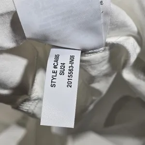 J‎ Crew White Tiered Drop-waist Midi Dress Elastic Waist Drawstring Zip Front L thumbnail 10