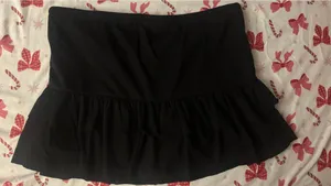 Black mini skirt Size L thumbnail 3