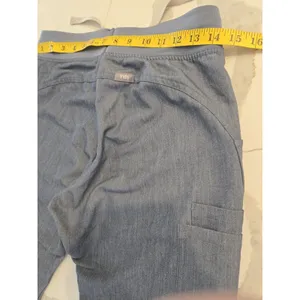 FIGS Technical Collection Scrub Pants Size Small Heather Gray Zip Pockets thumbnail 7