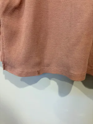Long Sleeve V-Neck Buckle Top thumbnail 3