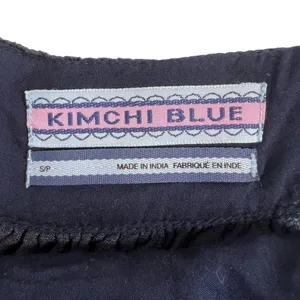 UO Kimchi Blue Alice Embroidered Velvet Mini Babydoll Dress thumbnail 4