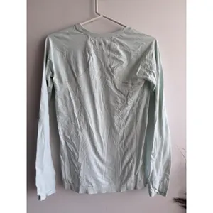 Athleta‎ Momentum Seamless Long Sleeve Top Mint Green Thumbholes Running Shirt thumbnail 3