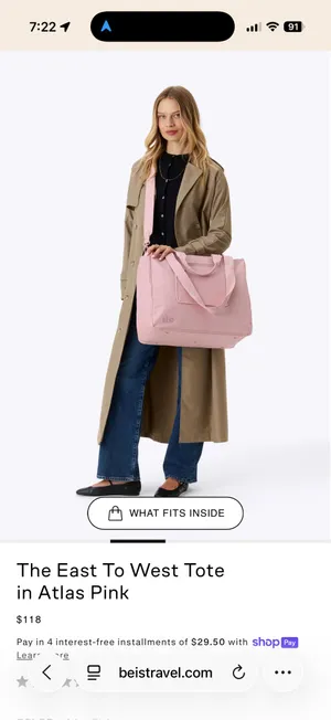 BEIS East To West Tote thumbnail 3