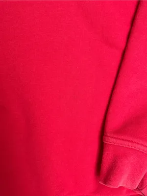 Lululemon All Yours Crew Fleece sweatshirt Red loungewear activewear outdoor L thumbnail 10