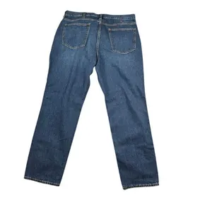 Classic Medium Wash Straight‎ Leg Denim Jeans Casual Everyday Wear size 40x32 thumbnail 6