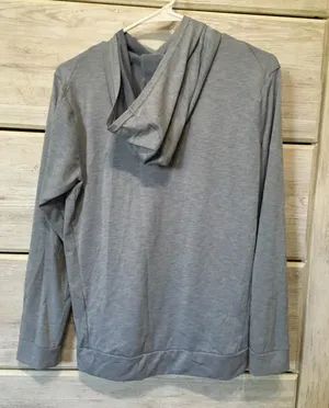 Nike Lightweight Gray Zip Up Hoodie thumbnail 2