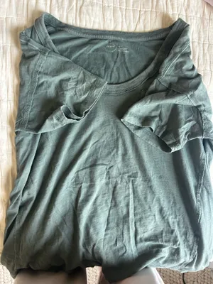 Aerie Oversized T-Shirt Short Sleeve olive green xs thumbnail 2