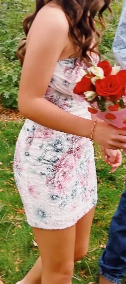 Floral Sequin Dress Multiple thumbnail 2