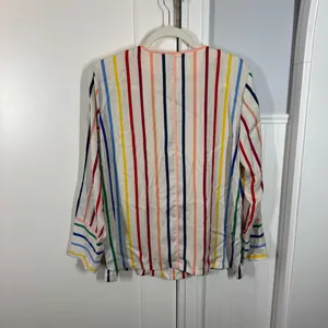 Summersalt The Cloud‎ 9 Silky Striped Pajama Top size large lounge casual sleep thumbnail 6