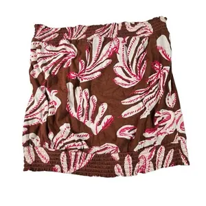 Anthropologie Bubble Strapless Smocked Top thumbnail 4