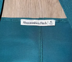 Abercrombie Cropped Corset Ballet Core Top Teal Green Size XL thumbnail 5