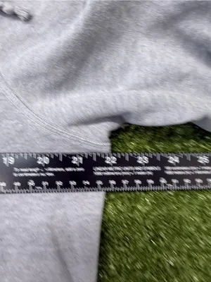 VSX Victoria Sport Grey Full Zip Hoodie Sweatshirt Logo Workout Athleisure L thumbnail 7