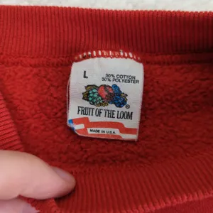High Life Red Cropped Sweatshirt Size L thumbnail 4