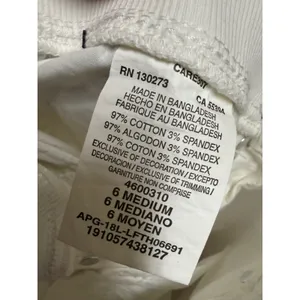 Lee Flex-To-Go White Skimmer Capri Pants Cargo Mid Rise Relaxed Fit‎ Womens 6 M thumbnail 6